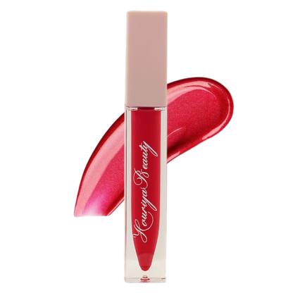 Houriya beauty creamy pink lipstick for wedding makeup
