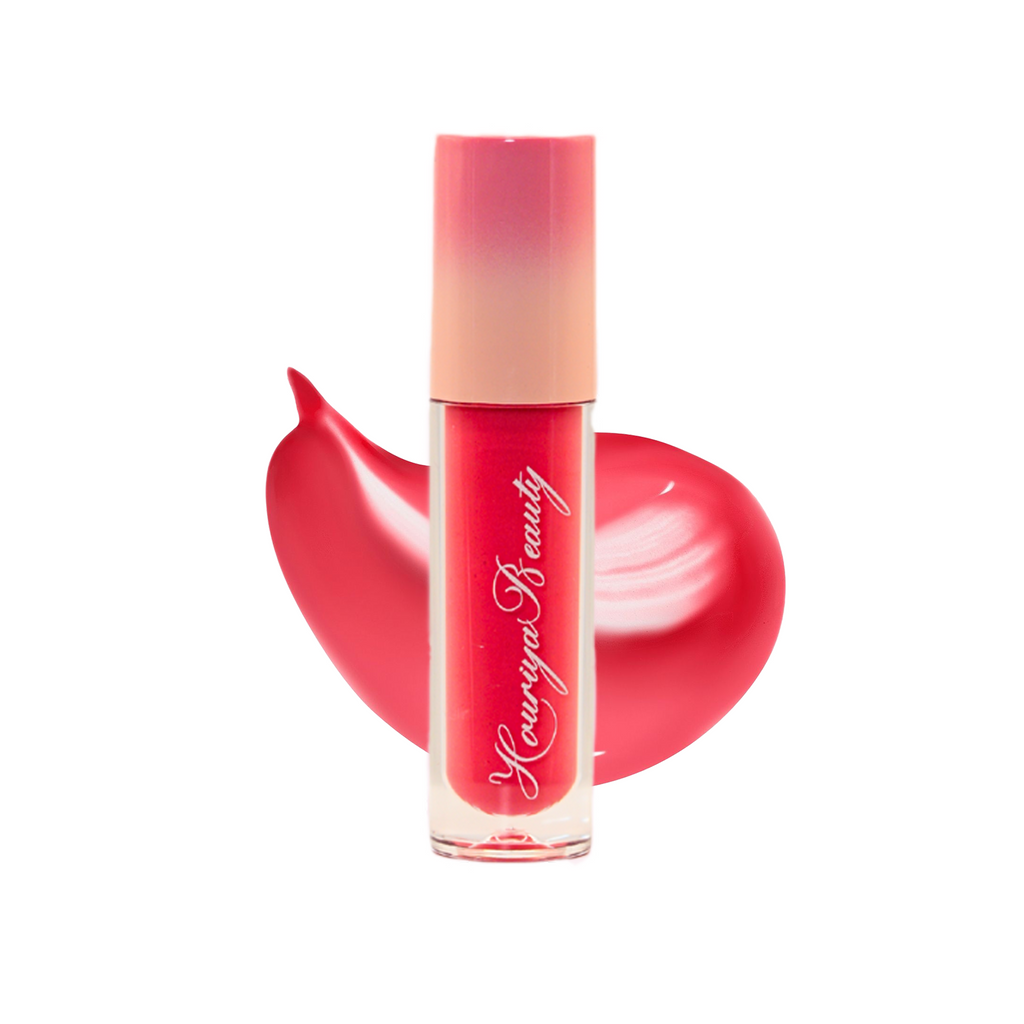 Rich Energy high-shine lip gloss by Houriya Beauty, smooth and natural effortless shine